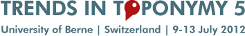 Trends in Toponymy 5 logo